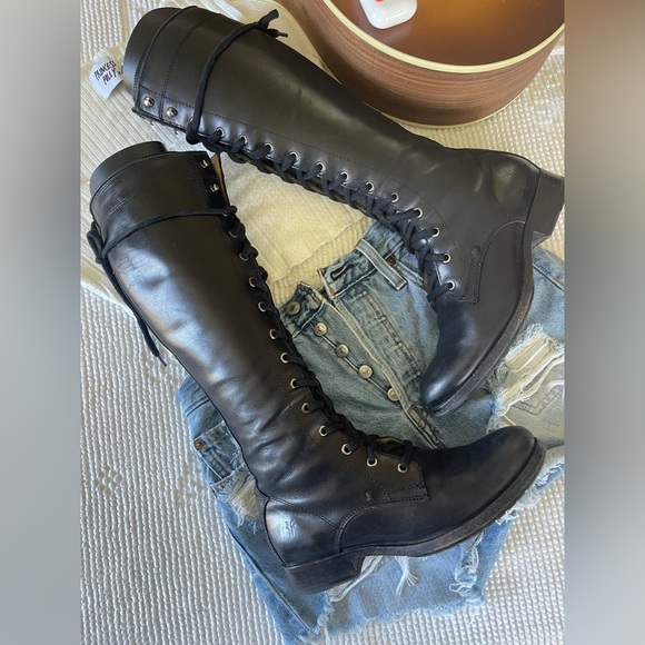 FRYE | Melissa Lace Up Boots - Picture 3 of 8